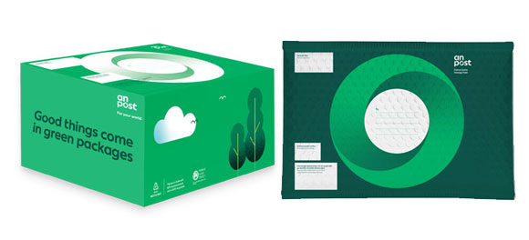 An Post prepaid packaging box