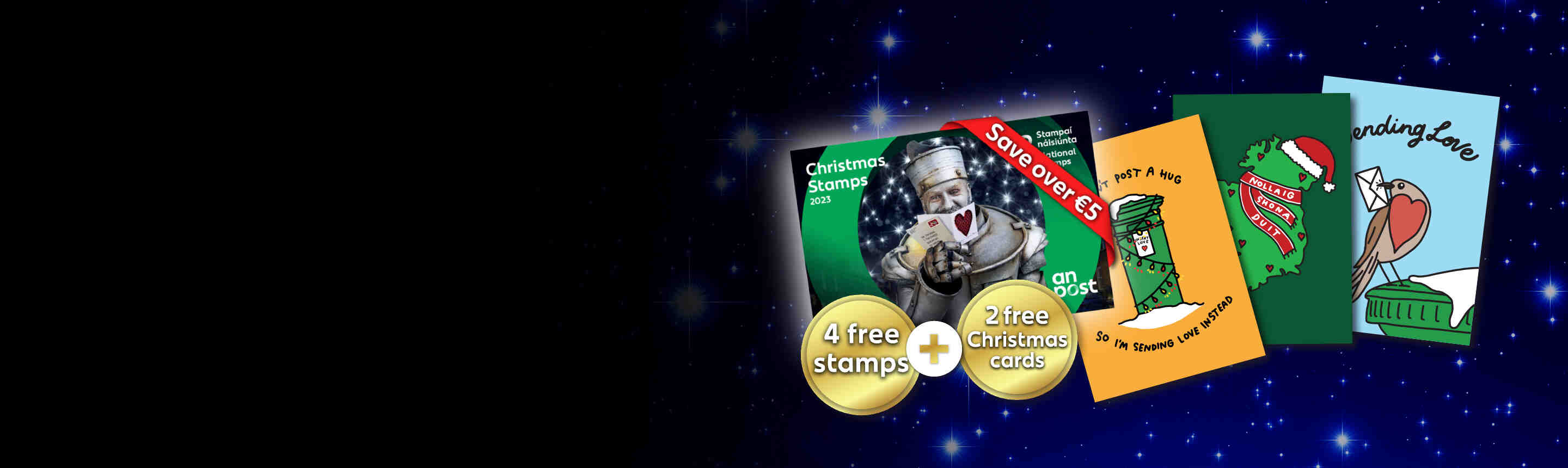 Save over €5 on your Christmas stamp booklet