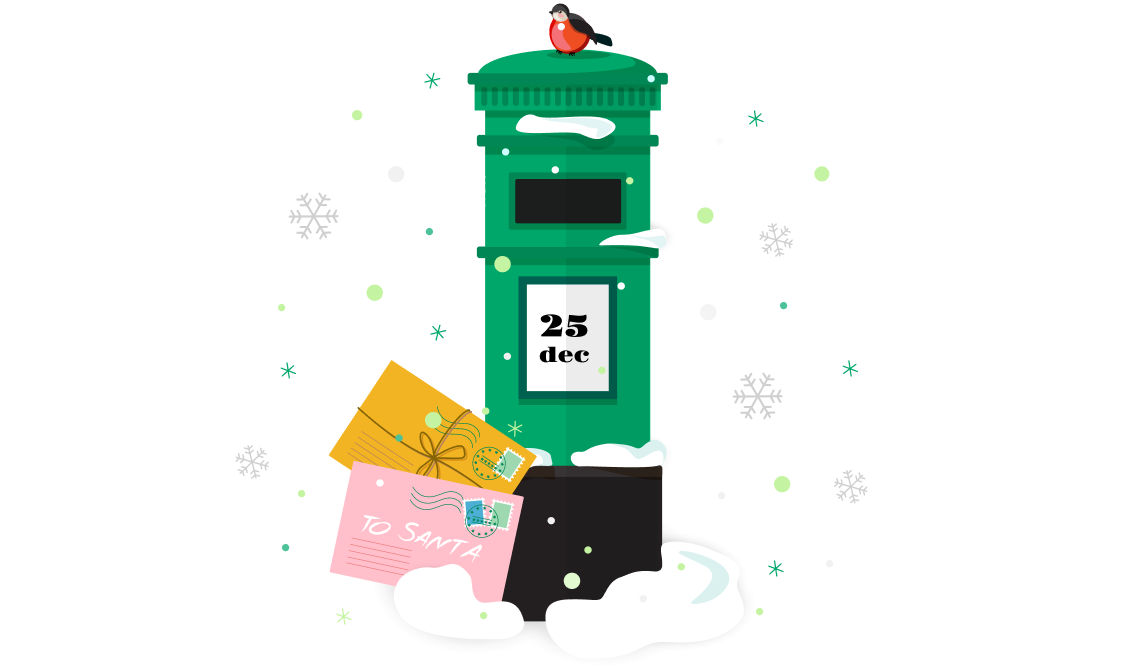 post box illustration