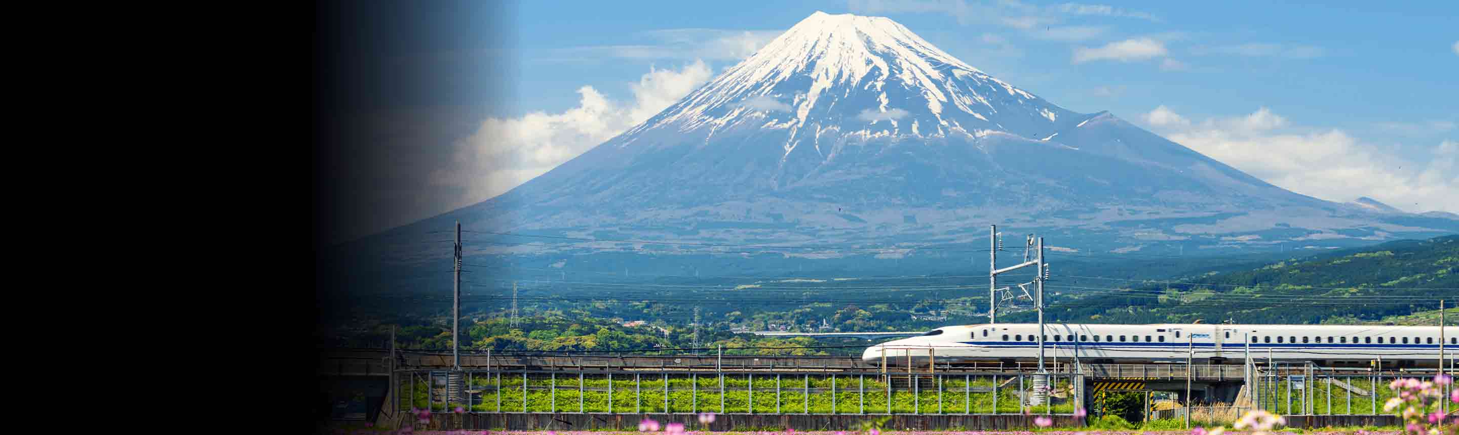 Mountain with snow