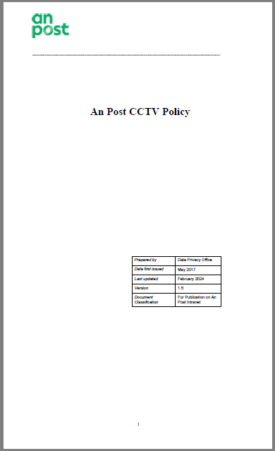 CCTV Policy Final February 2024