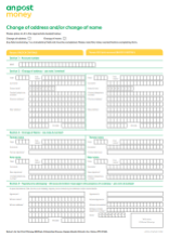 An Post Money Current Account Change of Details