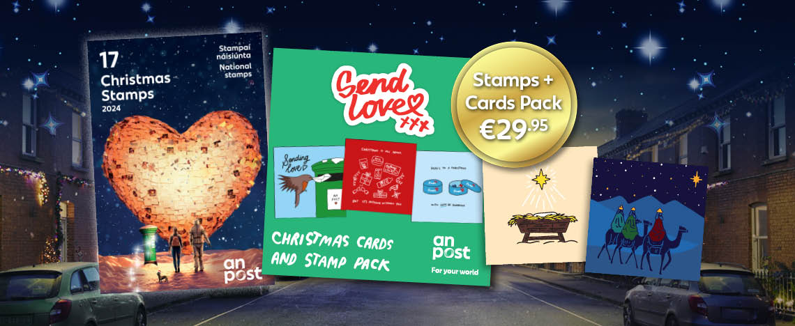 Christmas Card and Stamp pack for 29.95