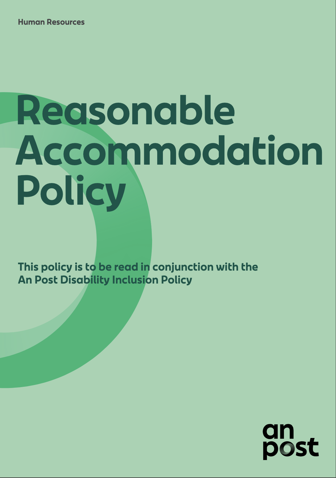 An Post Reasonable Accommodation Policy